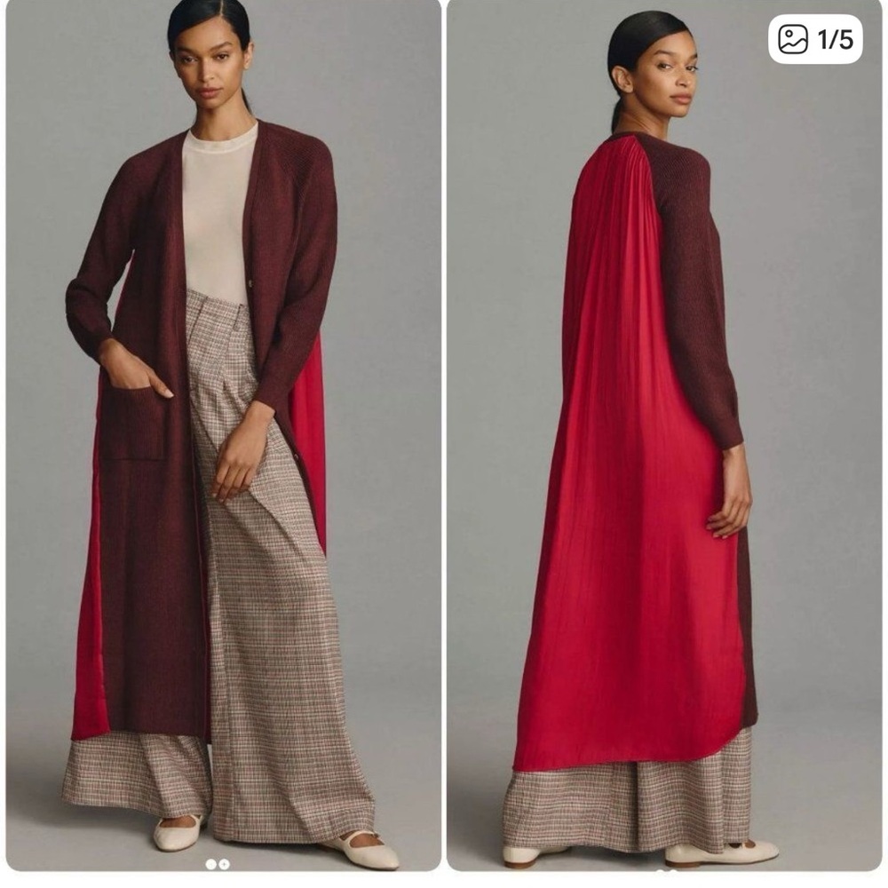 Anthropologie Two-Toned Cardigan